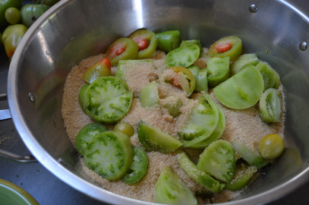 Préparation confiture