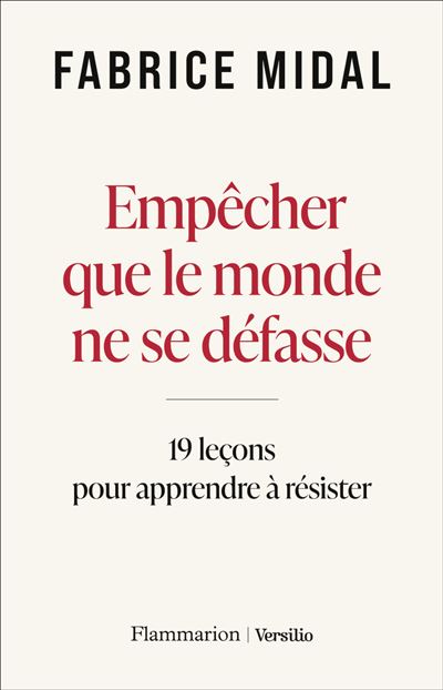Empêcher que le monde ne se défasse